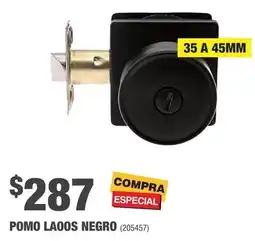 The Home Depot POMO LAOOS NEGRO oferta
