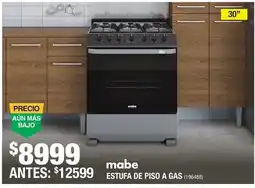 The Home Depot mabe estufa de piso a gas oferta