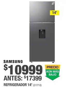 The Home Depot Samsung refrigerador 14' oferta