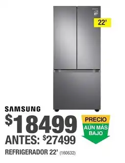 The Home Depot samsung refrigerador 22' oferta