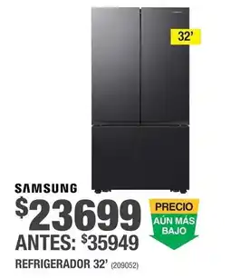 The Home Depot samsung refrigerador 32' oferta