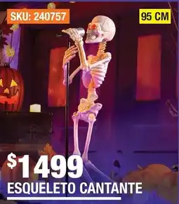 The Home Depot esqueleto cantante oferta