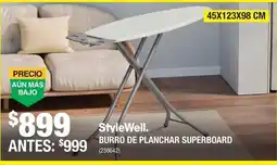 The Home Depot StyleWell. burro de planchar superboard oferta