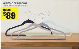 The Home Depot Variedad de ganchos oferta