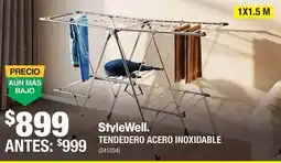 The Home Depot StyleWell. Tendedero acero inoxidable oferta