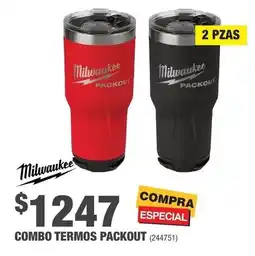 The Home Depot Milwaukee termos packout oferta