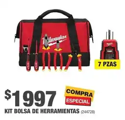 The Home Depot Milwaukee kit bolsa de herramientas oferta