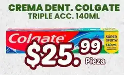 Guajardo Colgate crema dent. triple acc. oferta