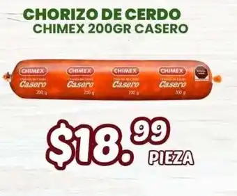 Guajardo Chimex chorizo de cerdo casero oferta