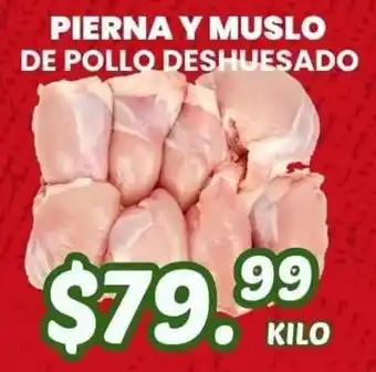 Guajardo pierna y muslo de pollo deshuesado oferta