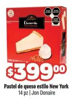 Smart & Final Jon Donaire Pastel de queso estilo New York oferta