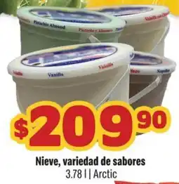 Smart & Final Nieve, variedad de sabores oferta
