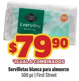 Smart & Final First Street Everyday Napkins oferta