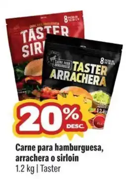 Smart & Final Taster carne para hamburguesa, arrachera o sirloin oferta
