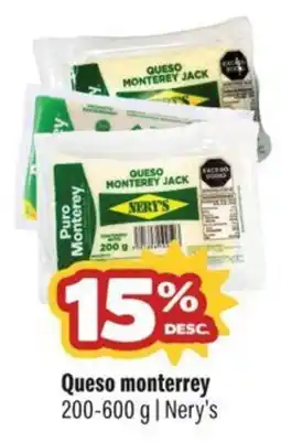Smart & Final Nery's Queso monterrey oferta