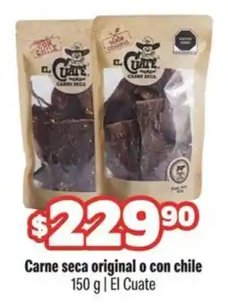 Smart & Final El Cuate carne seca original o con chile oferta