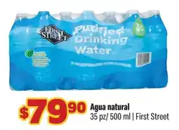 Smart & Final First Street Agua natural oferta