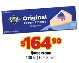 Smart & Final First Street Original Cream Cheese oferta