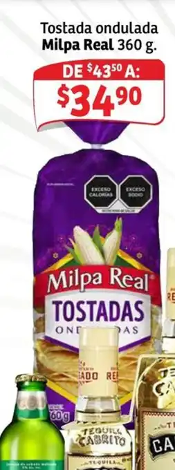 Soriana Mercado Milpa Real Tostadas onduladas oferta