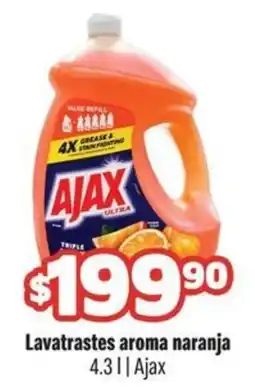 Smart & Final Ajax lavatrastes aroma naranja oferta