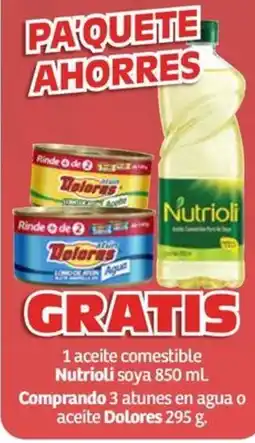 Soriana Mercado Nutrioli aceite comestible soya oferta