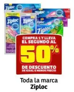 Soriana Mercado Toda la marca Ziploc oferta