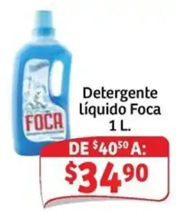 Soriana Mercado Foca Detergente líquido oferta