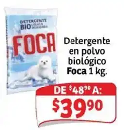 Soriana Mercado Foca detergente en polvo biológico oferta