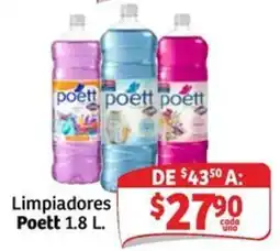Soriana Mercado Limpiadores Poett oferta
