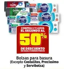 Soriana Mercado Quality Day Bolsas para basura oferta