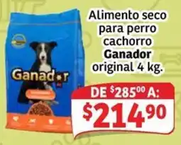Soriana Mercado Ganador Alimento seco para perro cachorro Ganador original oferta