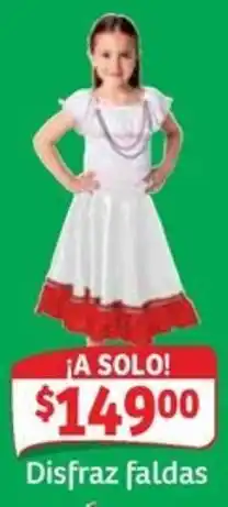 Soriana Mercado Disfraz faldas oferta