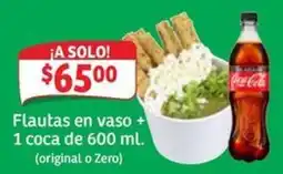 Soriana Mercado Coca-Cola Flautas en vaso oferta