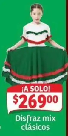 Soriana Mercado Disfraz mix clásicos oferta