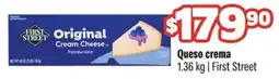 Smart & Final First Street Original Cream Cheese oferta