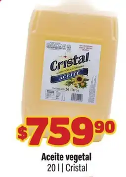 Smart & Final Cristal Aceite vegetal oferta
