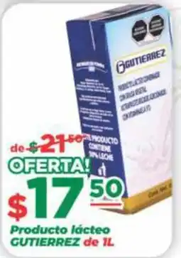 Super Gutiérrez Producto lácteo GUTIERREZ oferta