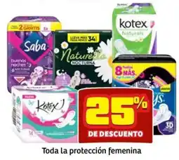 Soriana Mercado Kotex Toda la protección femenina oferta