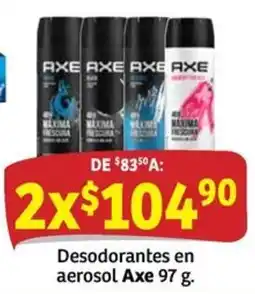 Soriana Mercado Axe Desodorantes en aerosol oferta