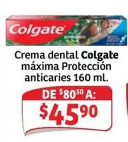 Soriana Mercado Colgate crema dental máxima protección anticaries oferta