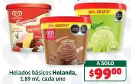 Soriana Súper Helados básicos Holanda oferta