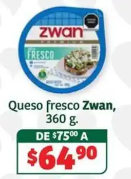 Soriana Súper Zwan queso fresco oferta