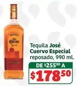 Soriana Súper Tequila José Cuervo Especial reposado oferta