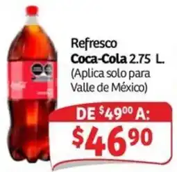 Soriana Mercado Coca-Cola Refresco 2.75 L oferta