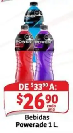 Soriana Mercado Powerade 1 L. oferta