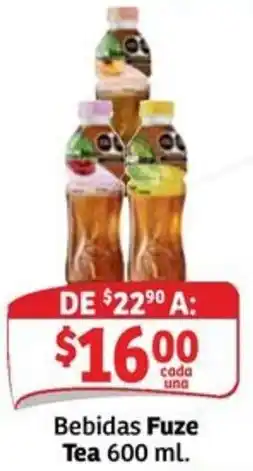 Soriana Mercado Bebidas Fuze Tea oferta