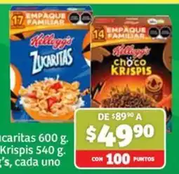 Soriana Mercado Kellogg's Zucaritas oferta