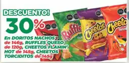 Super Gutiérrez Doritos Nachos Ruffles Queso Cheetos Flamin' Hot Cheetos Torciditos oferta