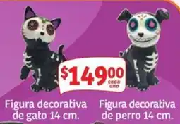 Soriana Mercado Figura decorativa de gato 14 cm. Figura decorativa de perro 14 cm. oferta