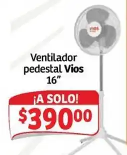 Soriana Mercado Vios ventilador pedestal oferta